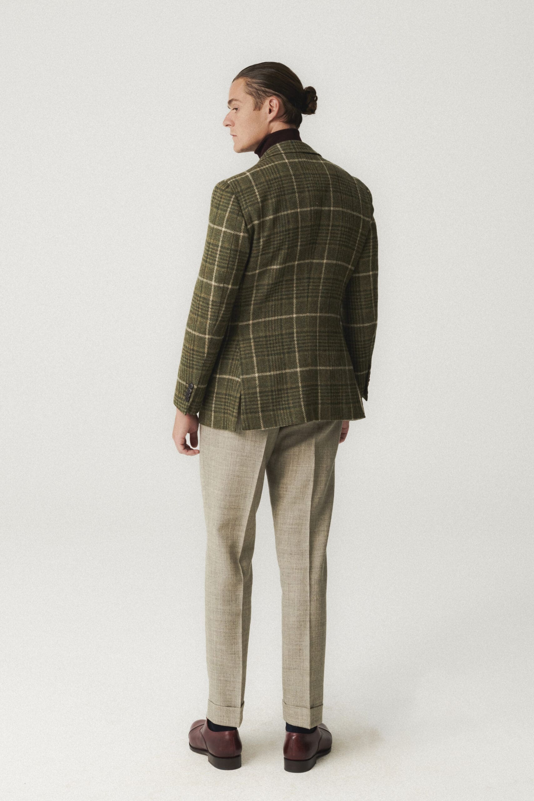 Mens green wool on sale jacket